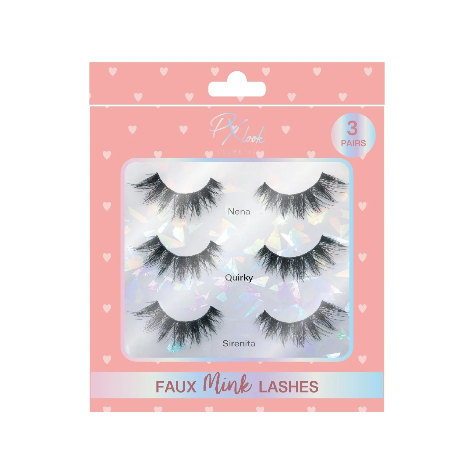Pack 3 Paires Faux Cils