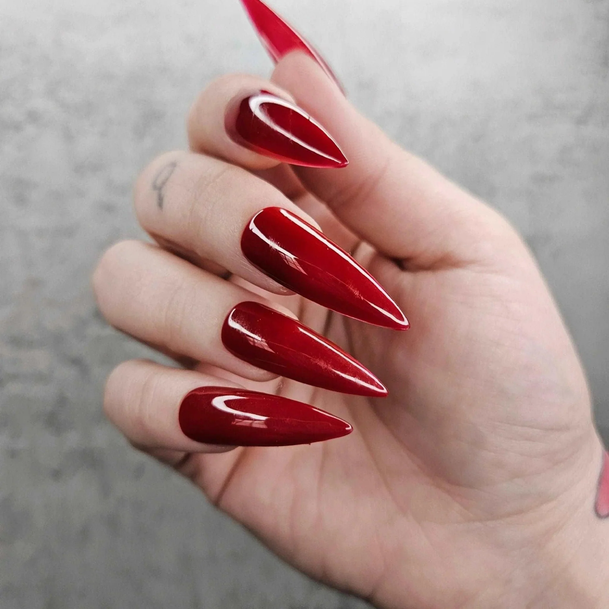 Press-On Nails Rouge miniature 2